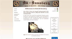 Desktop Screenshot of hotel-alt-annaberg.de